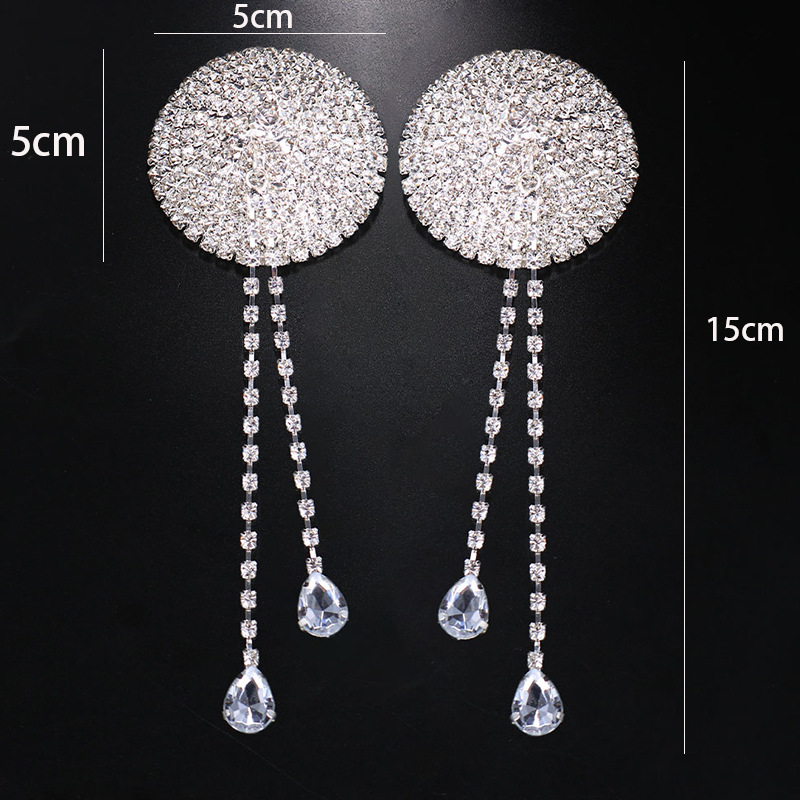 Body Jewelry Nipple Chain - Nieuwe Lichaamssieraden Euro-Amerikaanse Sexy Kristallen Kwastje