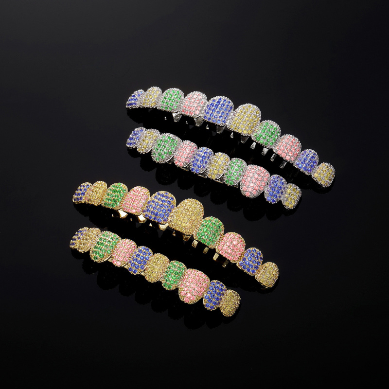 Body Jewelry Real Diamonds - Nieuwe Exquise Hip-Hop Volledige Diamant Beugels