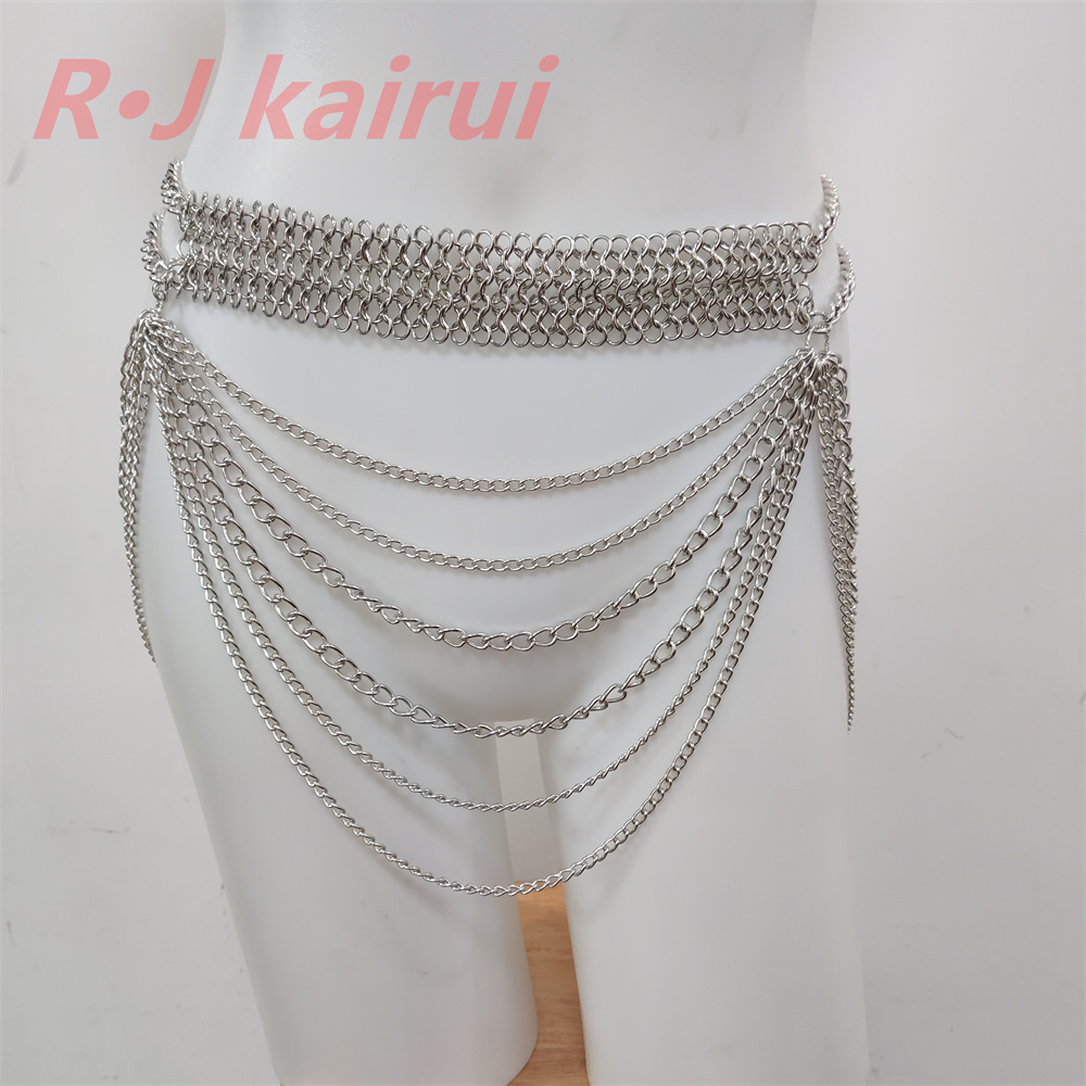 Body Jewelry Unique - RJ Nieuwe stijl ijzerlegering kettingen buik