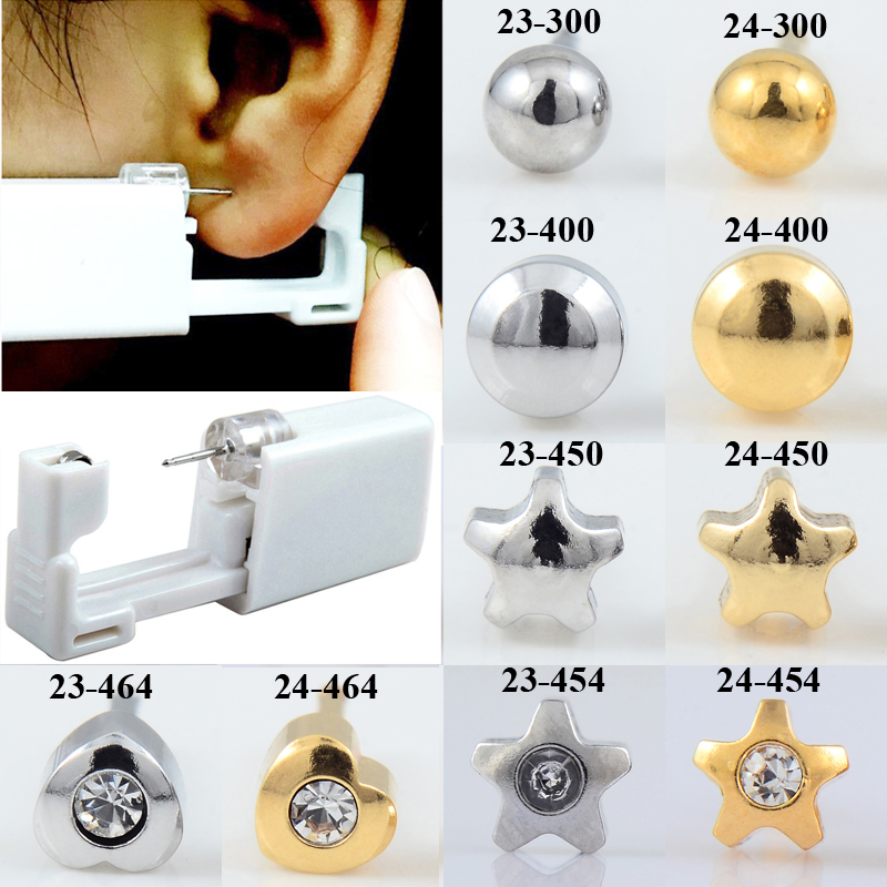 Body Jewelry Jewelry Box - 24 Stks/doos Geen Pijn Oorpiercing Kit