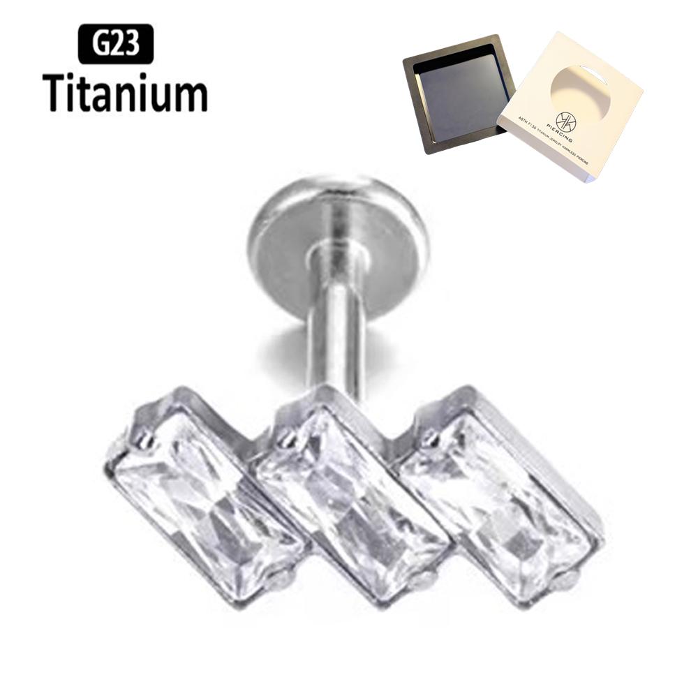 ATSM F136 Titanium Lip Zirkoon - Body Jewelry Jewelry Box recensie en prijs