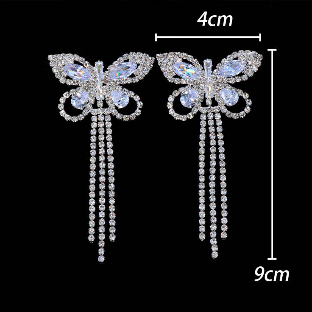 Sexy Strass Vlinder Kwastje Te - Body Jewelry Nipple Chain recensie en prijs