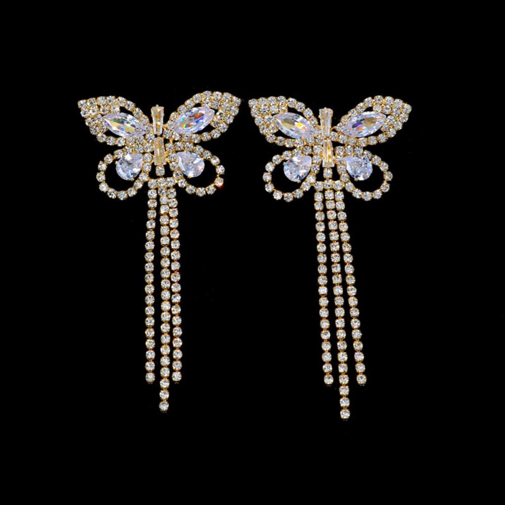 Sexy Strass Vlinder Kwastje Te - Body Jewelry Nipple Chain recensie en prijs