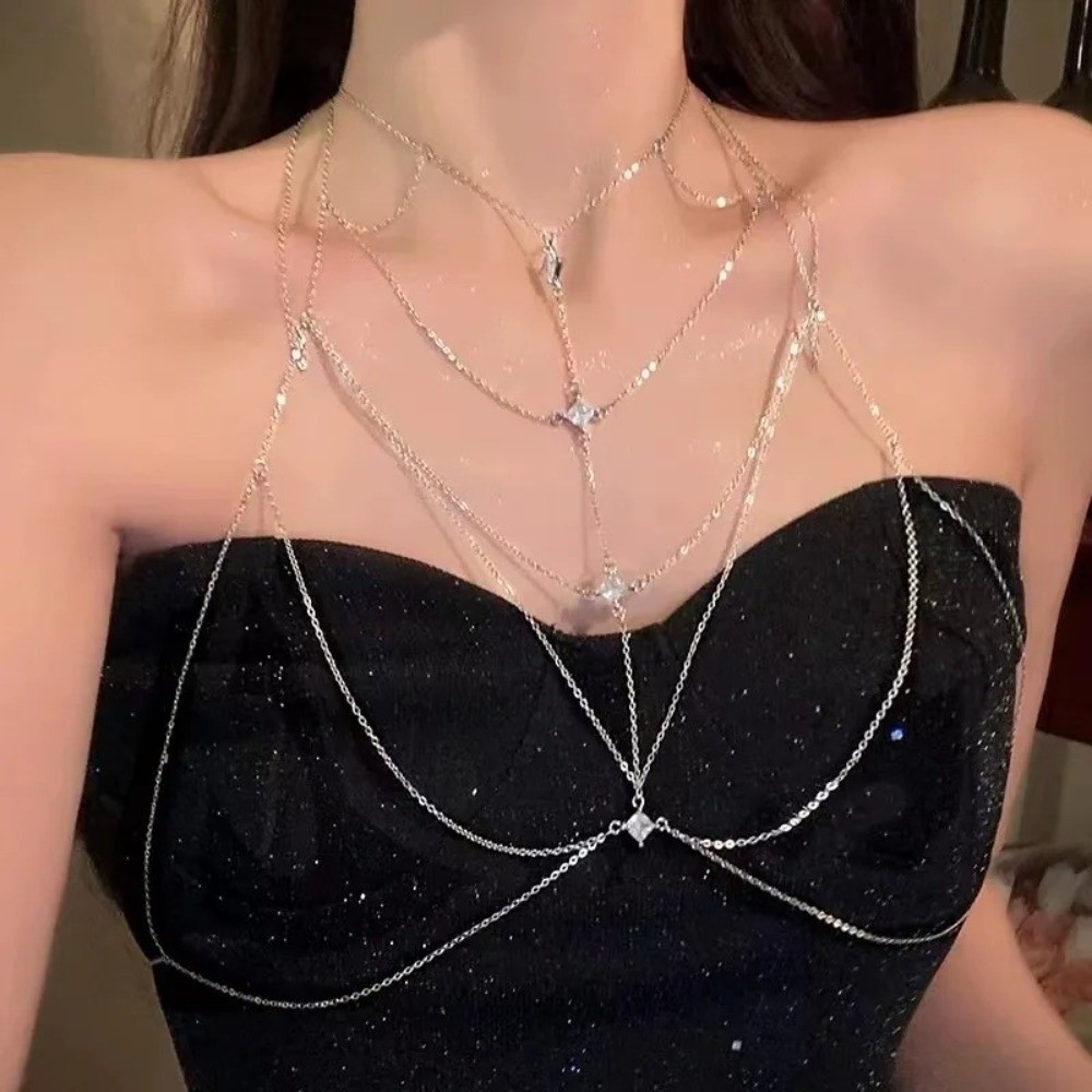 Glitter Strass Borstketting Me - Body Jewelry Unique recensie en prijs