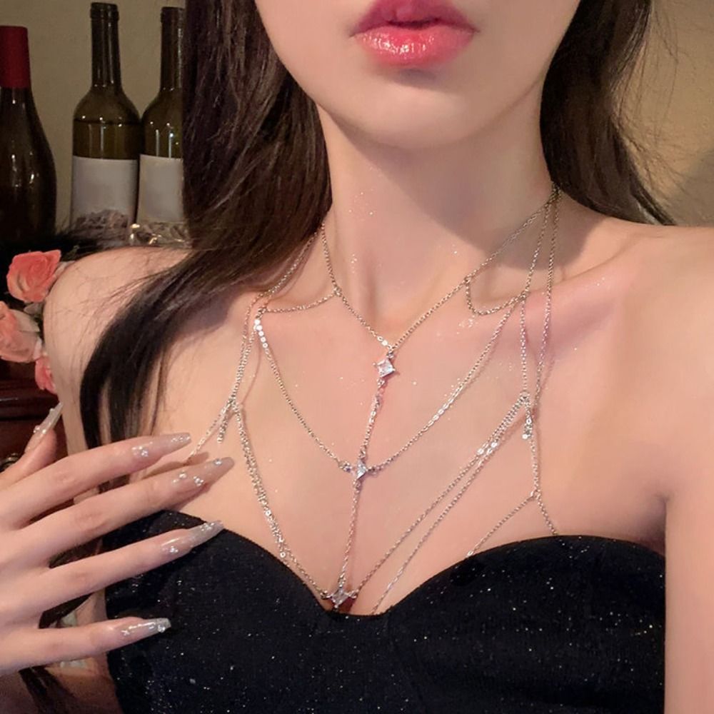 Glitter Strass Borstketting Me - Body Jewelry Unique recensie en prijs