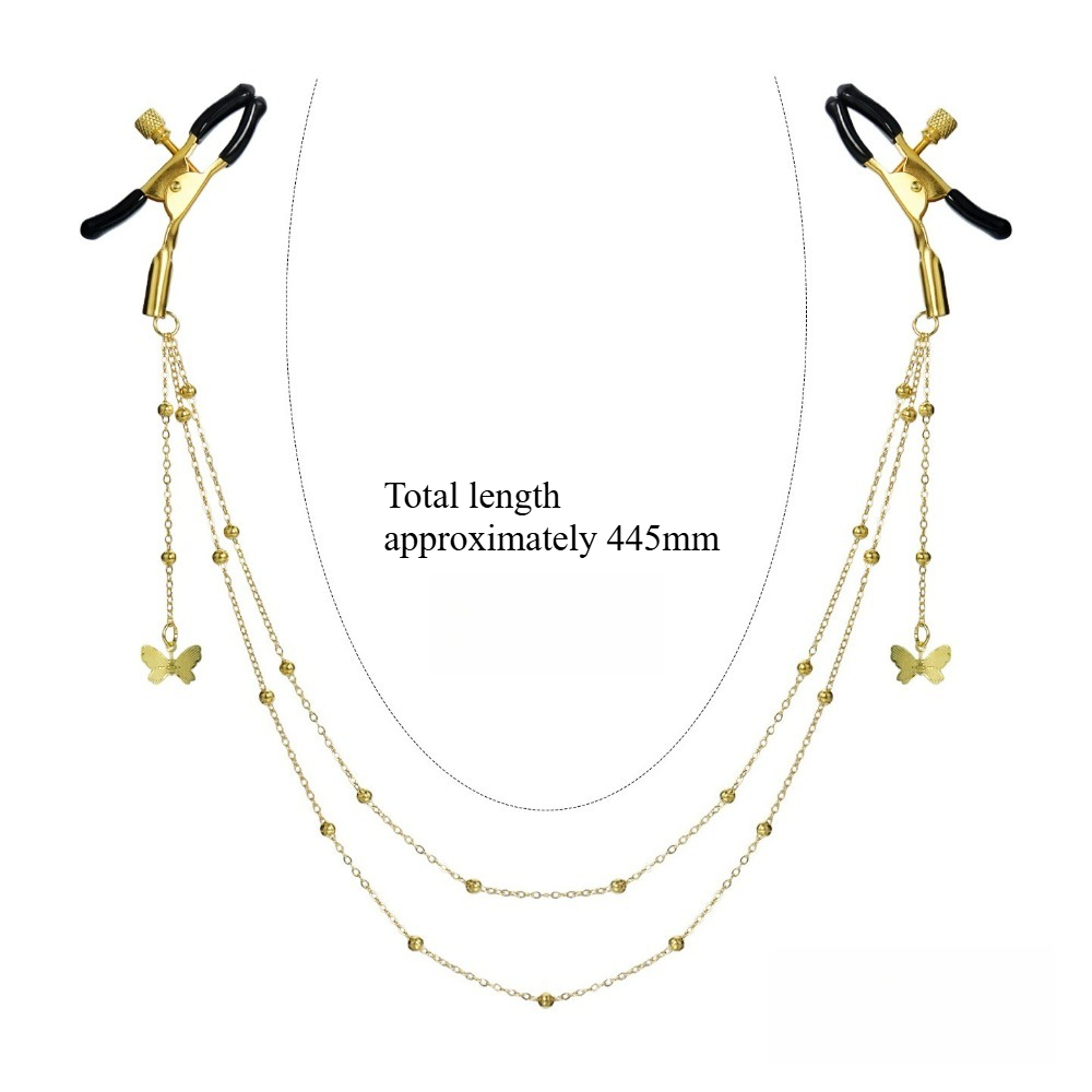 Sexy vlinder tepelklemmen kett - Body Jewelry Nipple Chain recensie en prijs