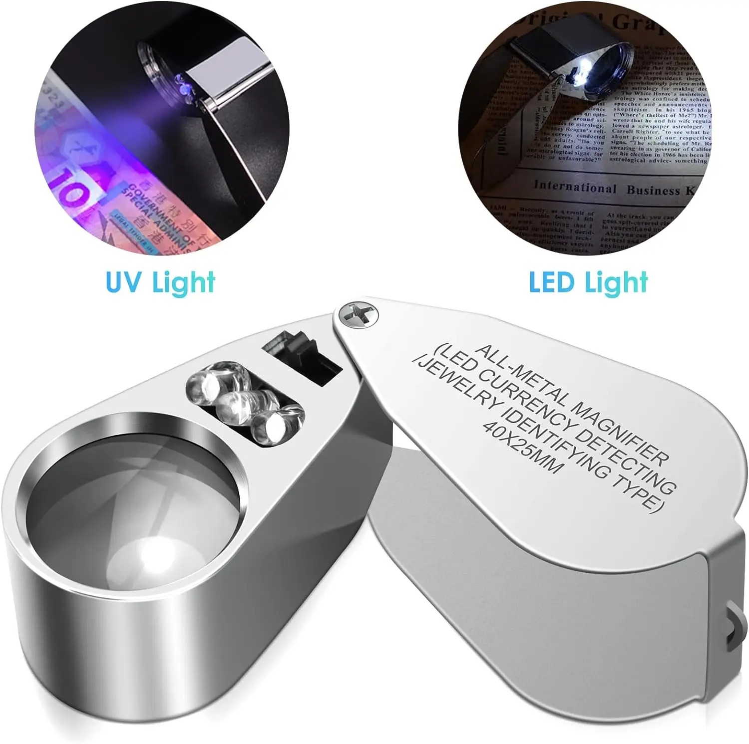 40X verlichte juweliersloep me - Body Jewelry Repair recensie en prijs