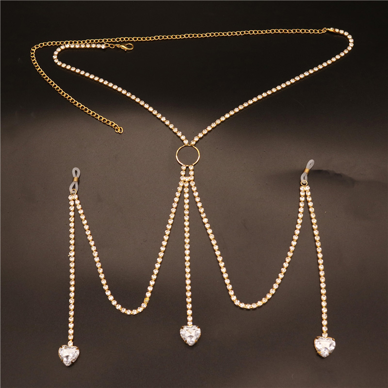 2023 Nieuwe Mode Wit Hart Tepe - Body Jewelry Nipple Chain recensie en prijs