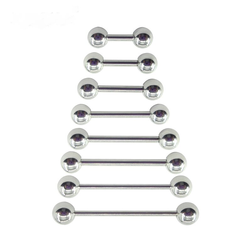 2 stuks 0,8 mm roestvrij staal - Industrial Barbell Long recensie en prijs