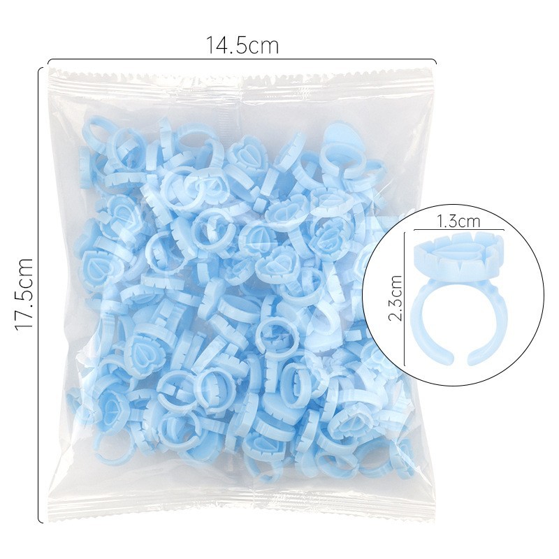 100 Stuks Wegwerp Lijm Ring Ho - Body Jewelry Tattoo recensie en prijs
