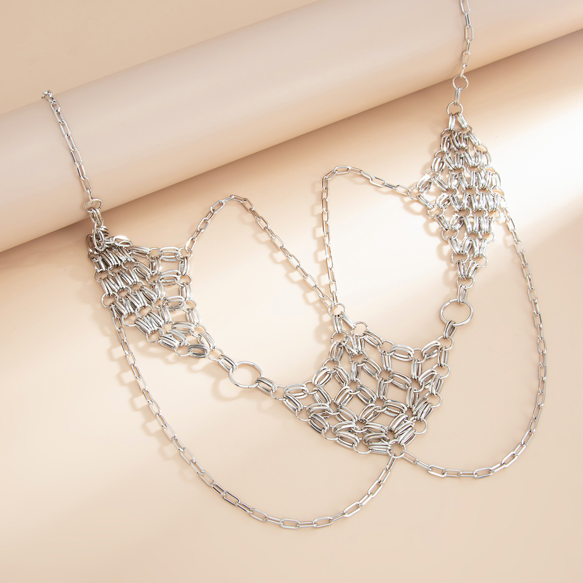 Bodychain van metaalgaas met f - Body Jewelry Unique recensie en prijs