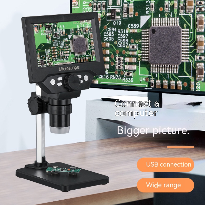 5,5 inch digitale microscoop 1 - Body Jewelry Repair recensie en prijs