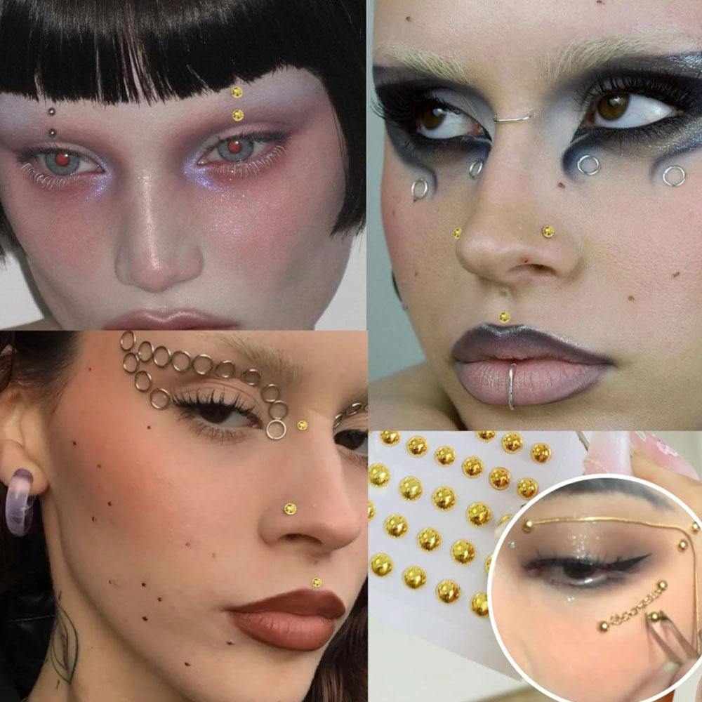 661 Stuks Set Gezicht Nep Pier - Body Jewelry Eyebrow recensie en prijs