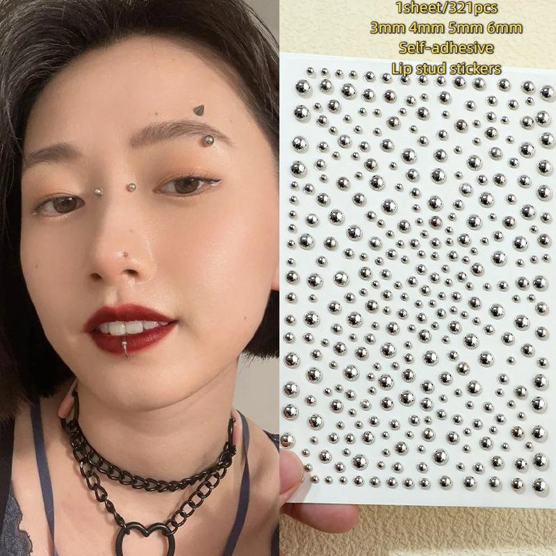 321pcs Non Piercing Lip Studs  - Body Jewelry Eyebrow recensie en prijs