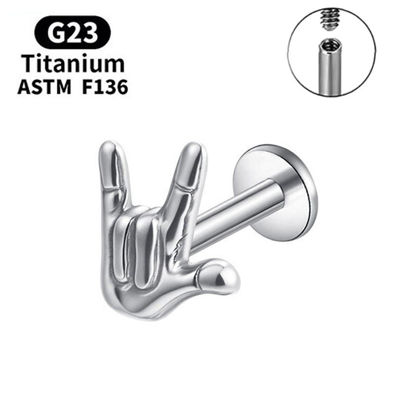 Titanium Stud oorbellen intern - Body Jewelry Jewelry Box recensie en prijs