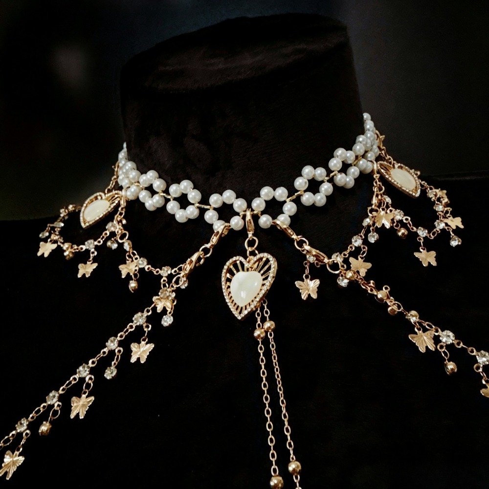 Parel choker body chain met st - Body Jewelry Nipple Chain recensie en prijs