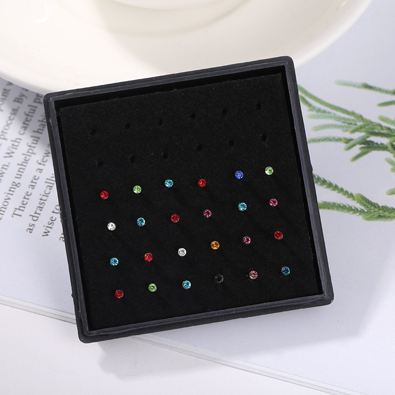 24 stks/doos Kristal Neusring  - Body Jewelry Jewelry Box recensie en prijs