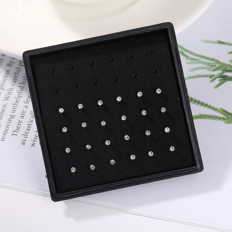 24 stks/doos Kristal Neusring  - Body Jewelry Jewelry Box recensie en prijs