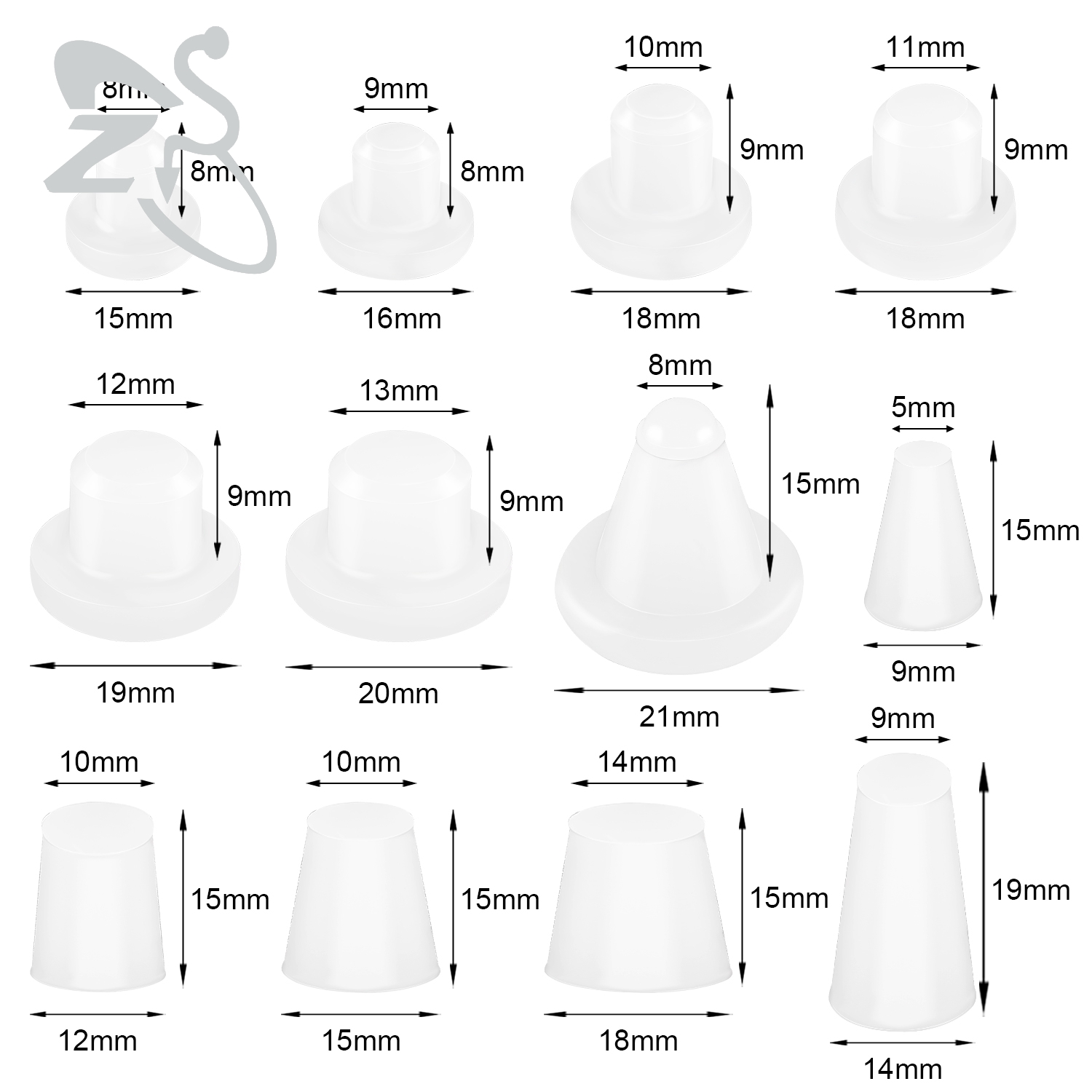 ZS 1PC Siliconen Knop Shaper N - Body Jewelry Repair recensie en prijs