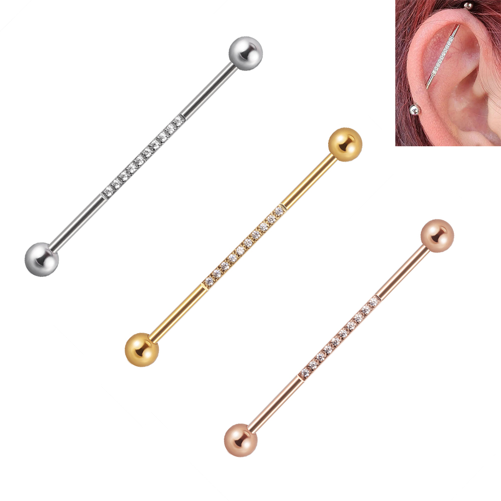 1/3 Stuks Rvs Industriële Barb - Industrial Barbell Long recensie en prijs