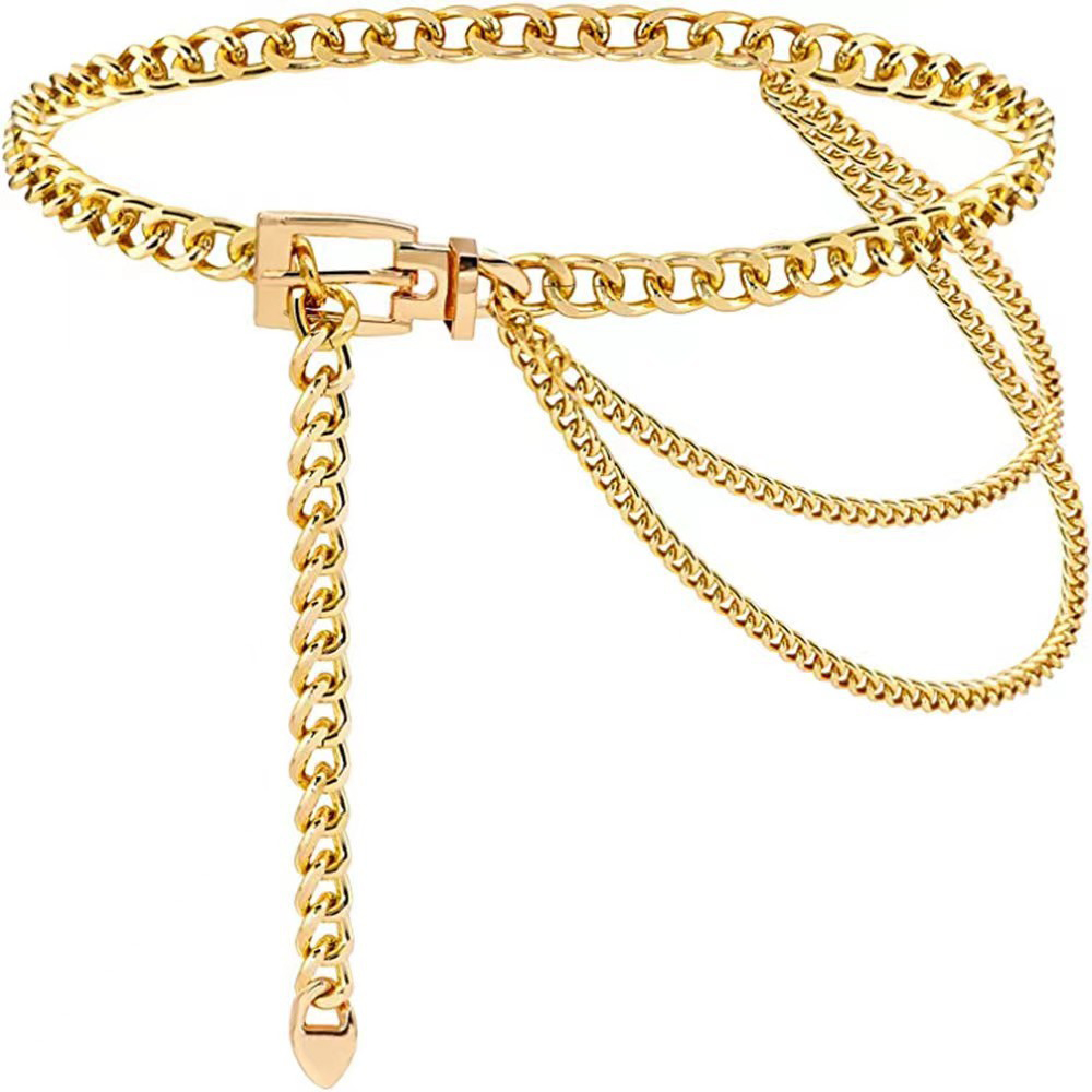 Punk taille ketting metalen ri - Body Jewelry Outfit recensie en prijs