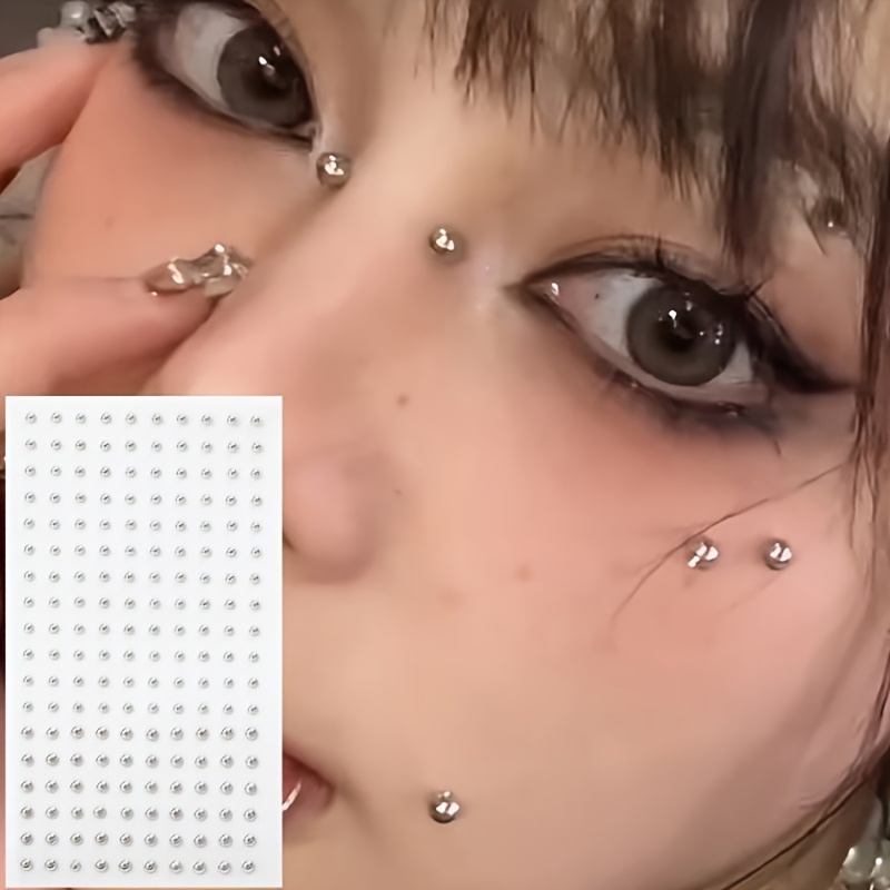 4-delige set zelfklevende nep- - Body Jewelry Eyebrow recensie en prijs